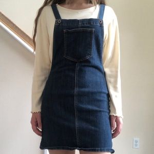 Dark wash denim jumper